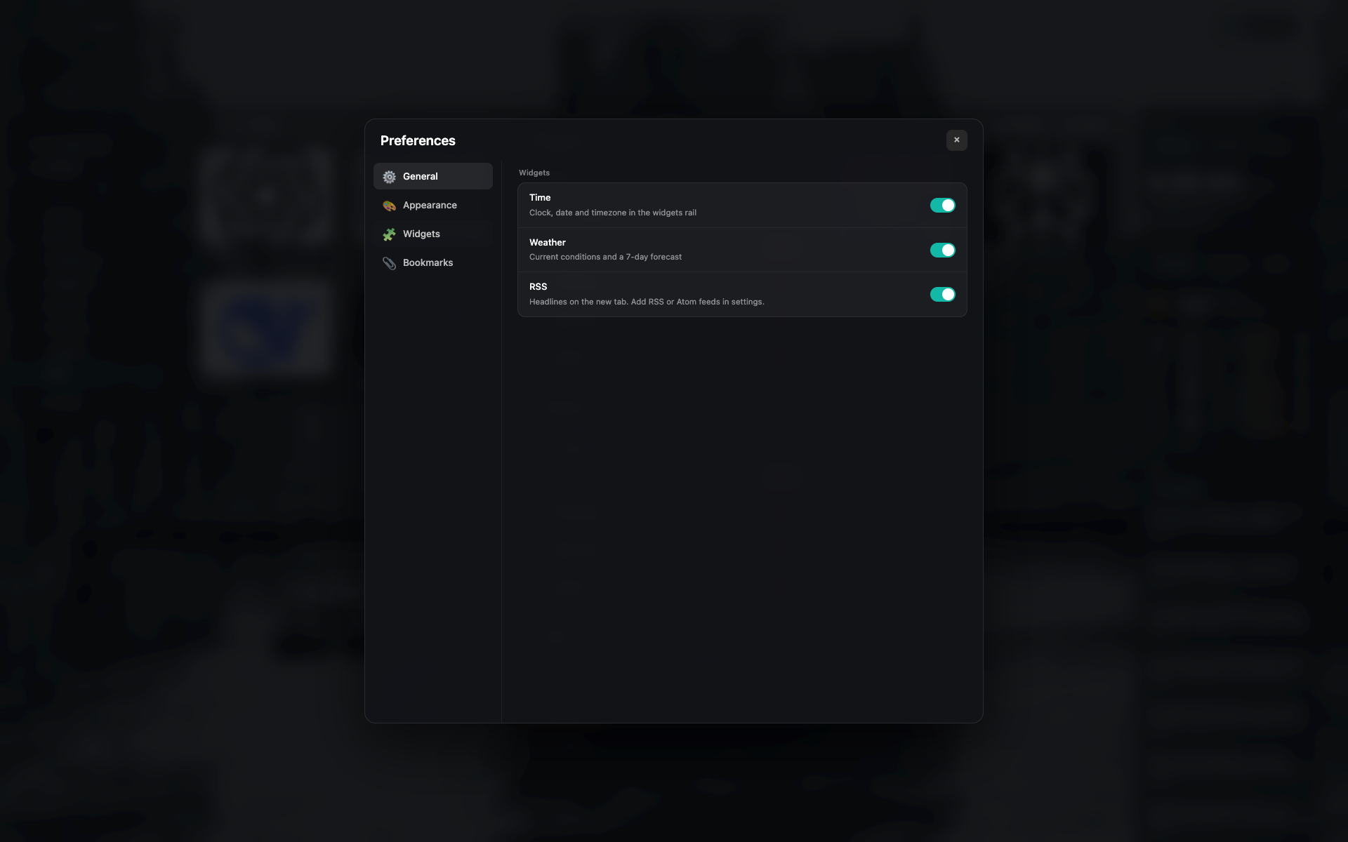 Plugins+ modal